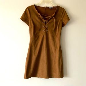 Express dress for women‘s color brown Size 0 in excellent condition